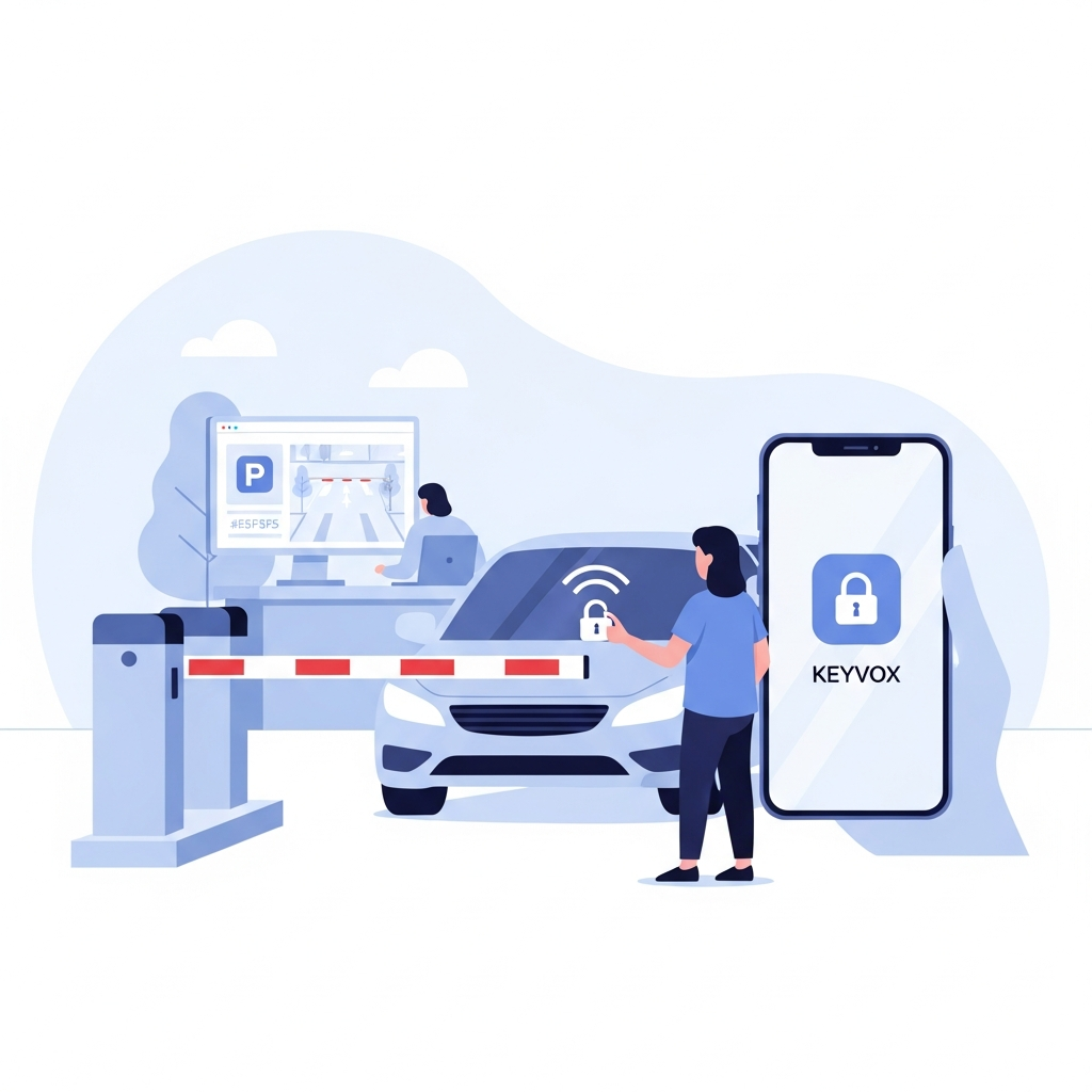 KEYVOXスマートゲートが実現する無人運営：月極から一時利用まで駐車場入出庫管理を効率化